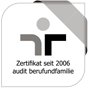 Zertifikat seit 2006 audit berufundfamilie