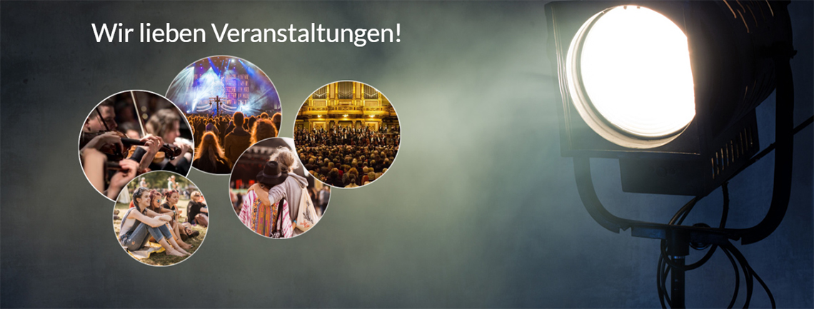  Wir lieben Veranstaltungen!
