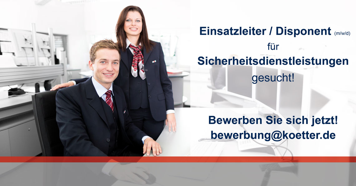 Einsatzleiter Disponent M W D Security
