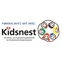 Firmenlogo: Kidsnest - die Kinder-und Jugendschutzorganisation der Kinderfreunde NÖ